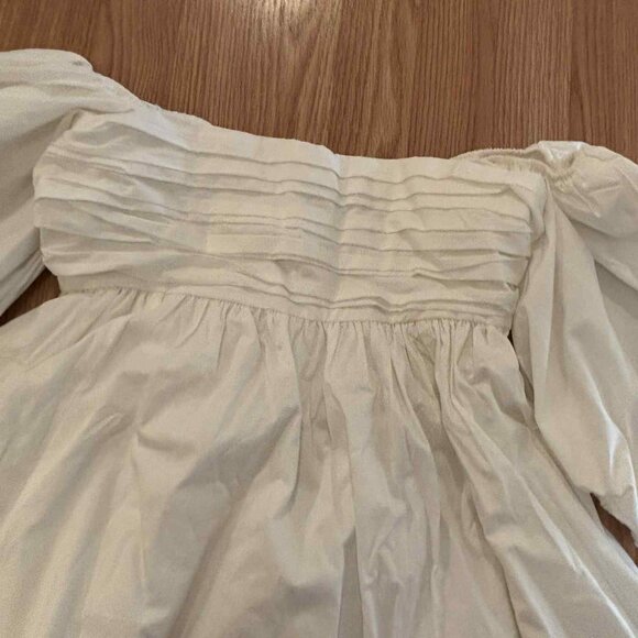 Abercrombie & Fitch Emerson Poplin Puff Sleeve Mini Dress NWT - Picture 6 of 9